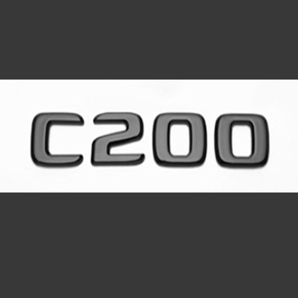 

For Mercedes Benz AMG W204 W205 W206 C200 C220 C220d C300 C400 C250 C260 Logo Car ABS 3D Trunk Letter Logo Badges Accessories