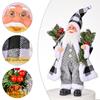 30/40cm Santa Claus Standing Doll Christmas Tree Decorations Home Wedding Party Supplies Plush Ornaments Children Xmas Gift