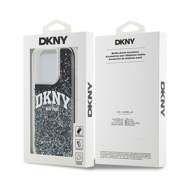 Dkny Dkhcp14Llbnaek Iphone 14 Pro6.1 Czarny/Black Hardcase Liquid Glitter Big Logo