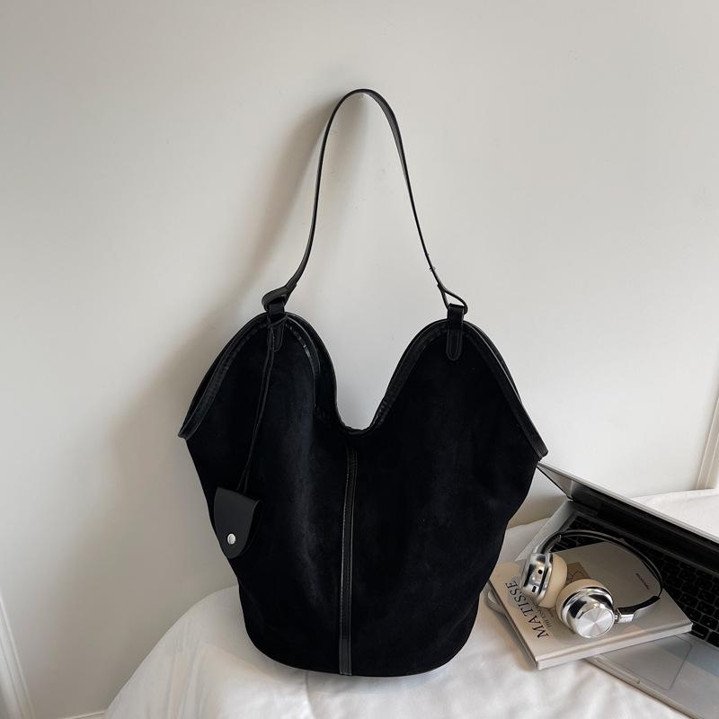 Retro Lazy Wind Underarm Bag Women's Autumn New Fashion Commuter Tote Bag Large Capacity Mother and Child Shoulder Bag