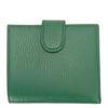 Used GUCCI Bifold Wallet Interlocking 615525 Leather Green Everyday Use