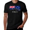 My City from Australia, Melbourne, Victoria T-Shirt Work Utility Short Sleeve Shirt