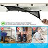 Cable Management Net Large Capacity Wire Organizer Net Flexible Adjustable Privacy Mesh Cord Organizer for Home Office Workbench
