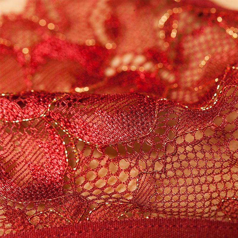 Sheer Lace Open Crotch Thong - Quick Release Temptation 2248