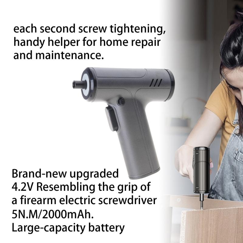 Household Electric Drill Tool Set Effective Electric Drill Set Screwdriver Set With Superior Corrosion Resistance