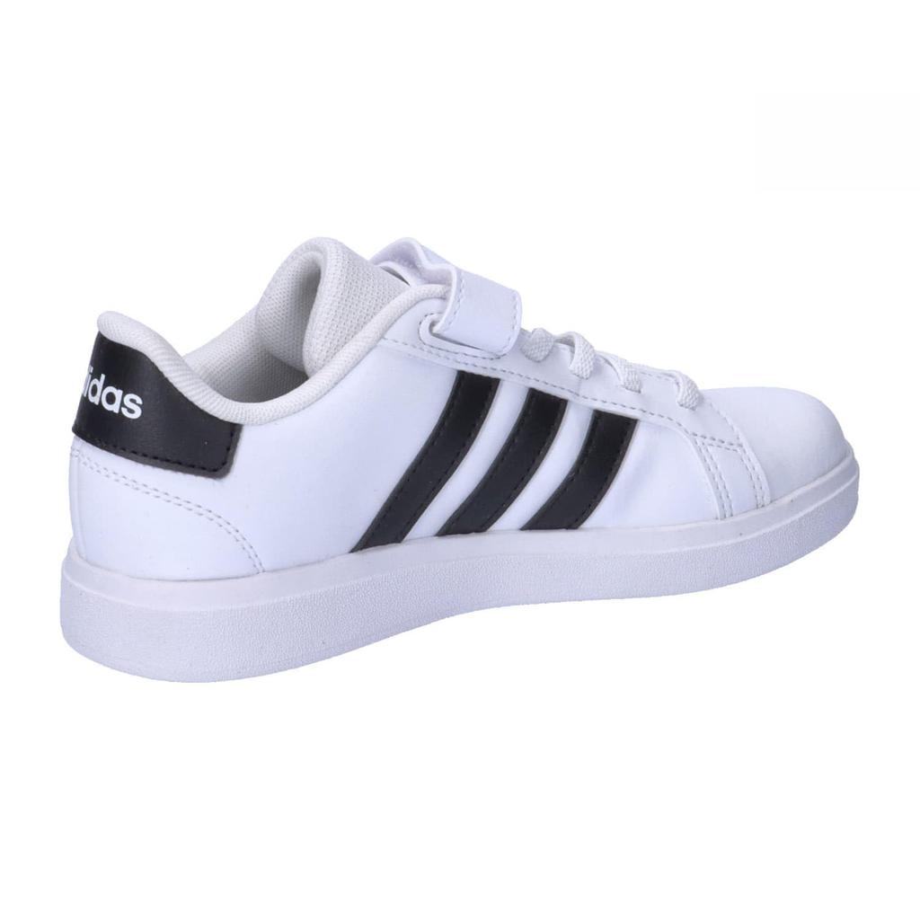 Adidas Grand Court Boys and Sizes Footwear White Kids' 2.0 Sneakers, Girls, 17-21.5cm, White/Core Black/Footwear (IH5529), 18.0cm