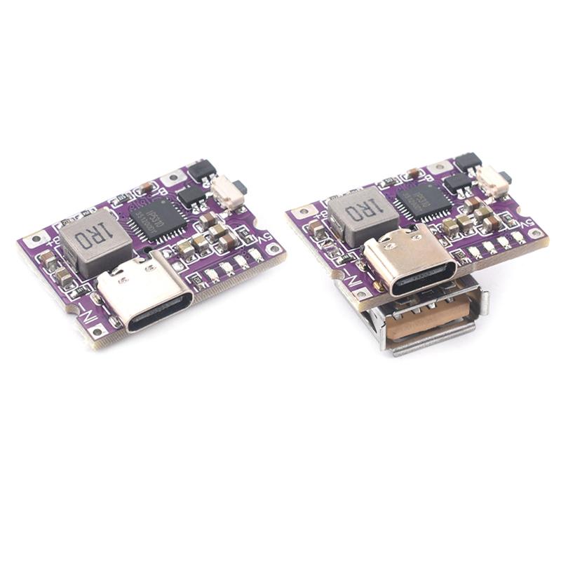 Type-C Usb 5V 3A Boost Converter Step-Up Power Module Ip5310 Mobile Power Bank Accessories With Switch Led Indicator
