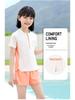 Girls' Two-Piece Swimsuit for Professional Swimming - 2025 Summer Collection for Middle & Big Kids, Little Girls, and Junior High Students