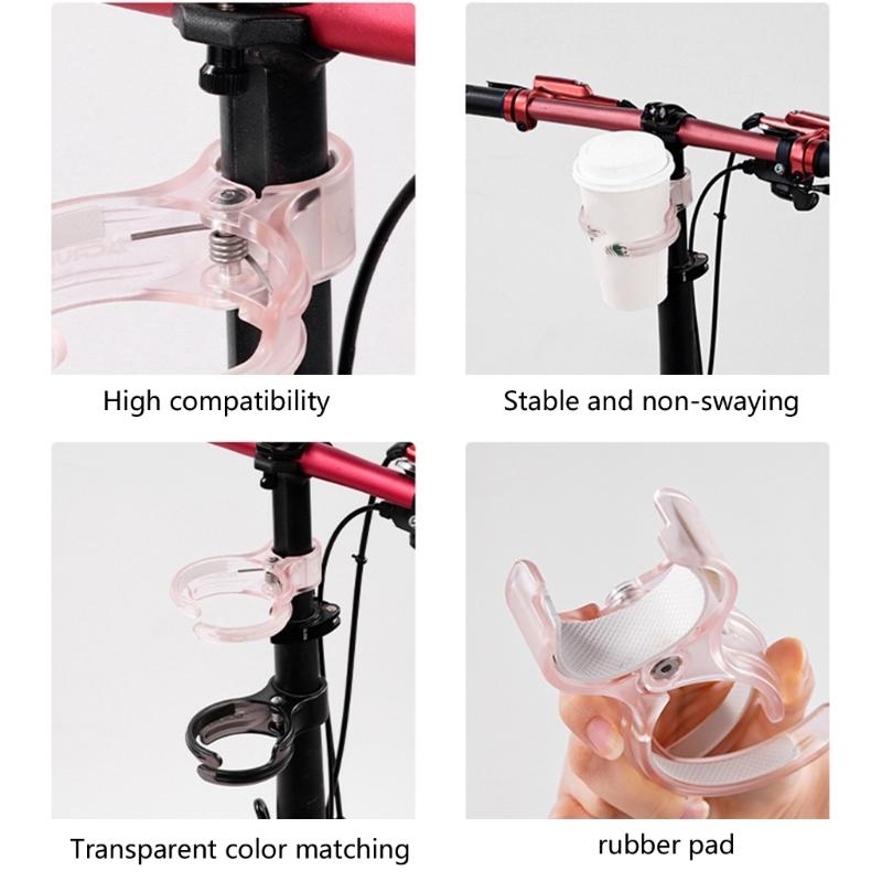 Quickly Release Kettles Holder Easy Water and Coffee Cup Clamp Folding Bike Cup Stand Water Bottle Cage Bicycles Accessories