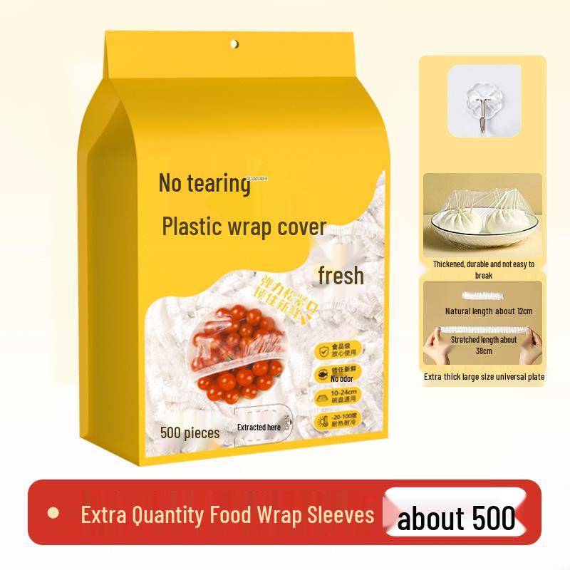 Stora elastiska plastfolieöverdrag för mat, engångs & färskhållande badmössestil