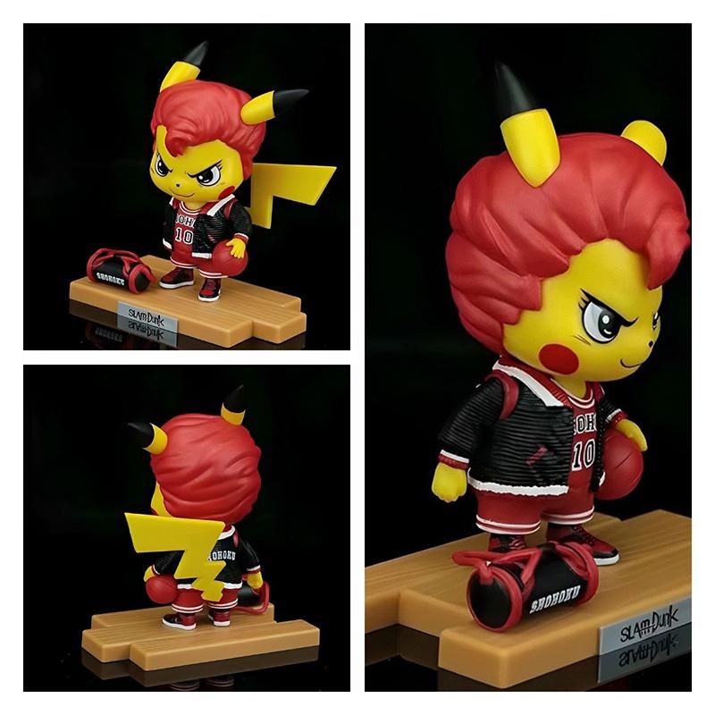 Gk Cs Ko Slam Dunk Sakuragi Pikachu Figure Collectible Model