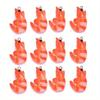 10Pcs Charms Simulation Shrimp 20x30mm Resin Pendant for Earring Bracelet Necklace Keychain DIY Jewelry Making Accessories.