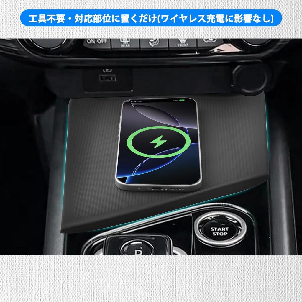 SHAOHAO Console Mat for Nissan Note Aura (e-POWER) 3rd Generation E13, Center Console Upper and Lower Tiers, Stain-Resistant, Non-Slip, Scratch-Resist