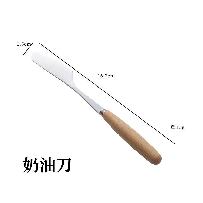 

Деревянная ручка нож из нержавеющей стали и вилка ложка Западная еда нож для стейка Посуда из нержавеющей стали из массива дерева Суповая ложка Фруктовая десертная вилка