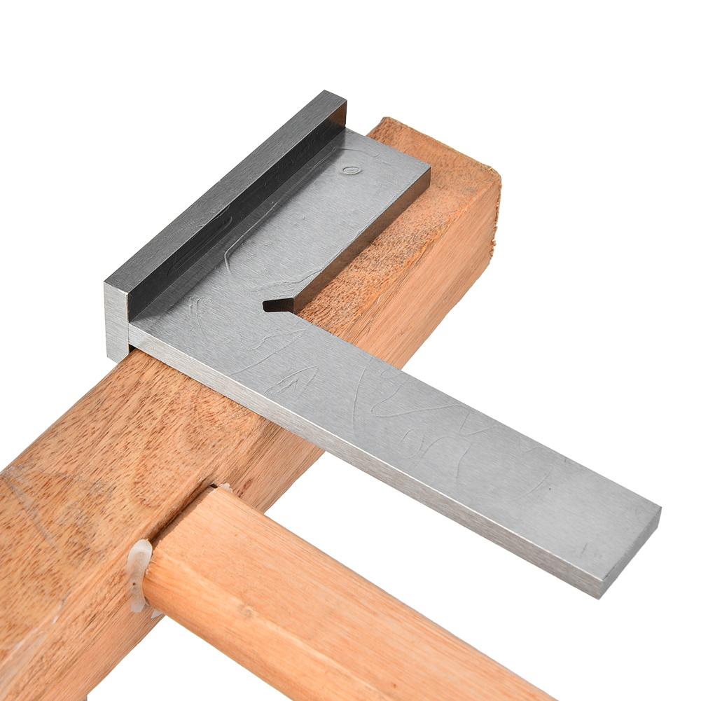 Angle Ruler Engineer Square High Accuracy Stainless Steel 90 Degree with Seat(150x100mm)