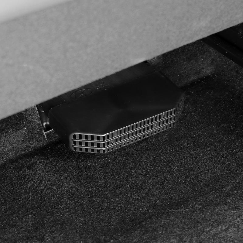 For Hyundai Santa FE MX5 2024-2026 Car Tuning Black Car Under Seat Air Outlet Flow Vent Cover Accessories