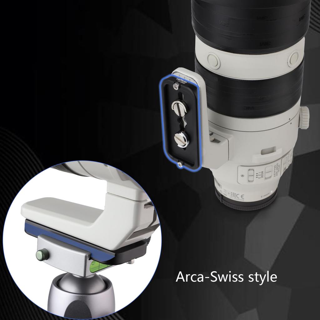 Leftfoto Linsplatta för Sony FE G OSS Ersättningsfäste Arca Swiss-stil 200-600mm f/5.6-6.3 (SEL200600G) Lins, -