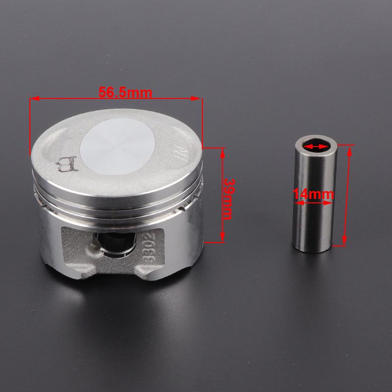 

Lifan 150CC Air-Cooled Piston Kit for Off-Road Kart and ATV, 56.5MM