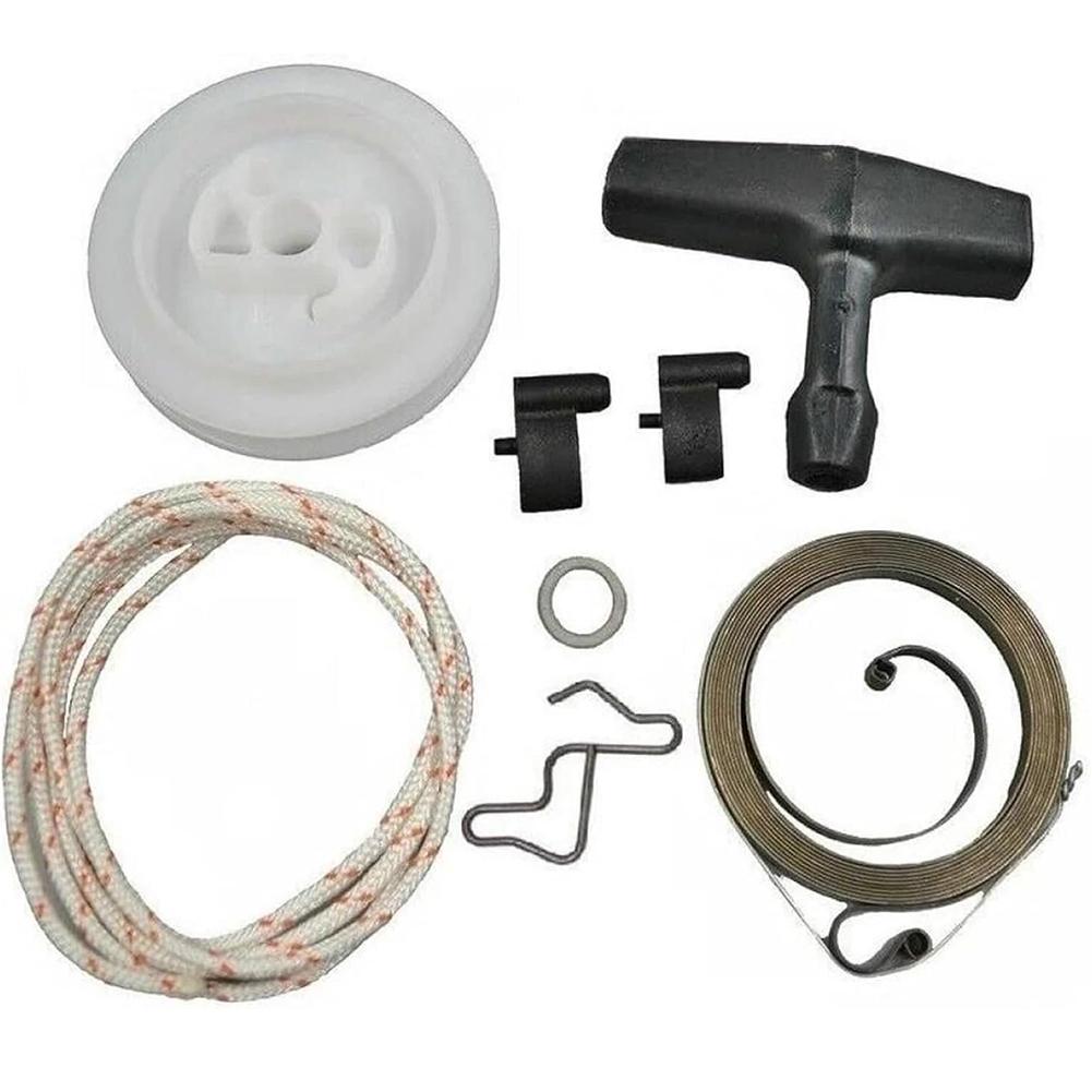 

1set Recoil Pull Starter Rebuild Kit Recoil Rewind Spring Starter Pulley Handle Rope For 034 036 044 MS340 MS360 MS361 Chainsaw China Mainland