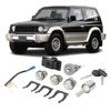 Car Full Lock Cylinder Key Set MR259111 Replacement for  Pajero Montero 2nd 1990 To 2004 Lock Cylinder Set for Pajero