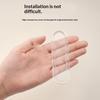 4Pcs Transparent Soft Pu Door Handle Kitchen Cabinet Glass Sliding Door Drawer Handle Self-Adhesive Sliding Door Handle