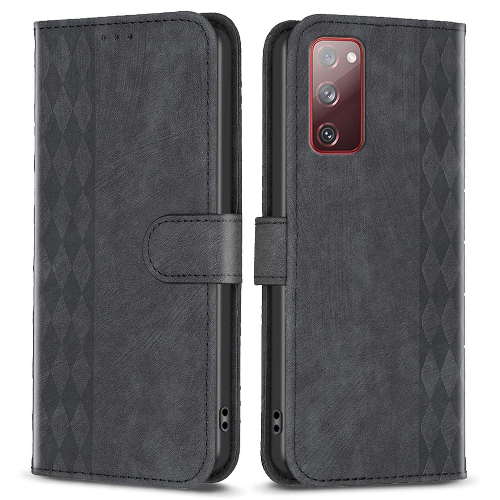 Phone Case for Samsung Galaxy S20 Lite/S20 FE/S20 FE 5G/S20 FE 2022 Wallet Imprinting Pattern Stand Cover