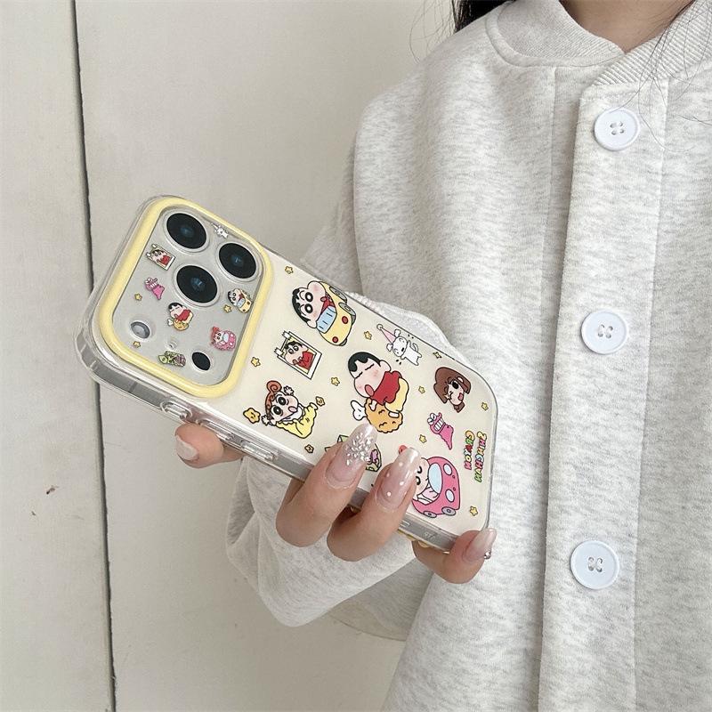 Crayon Shin-chan Friends Phone Case for iPhone 17/16 Pro Max/15/14