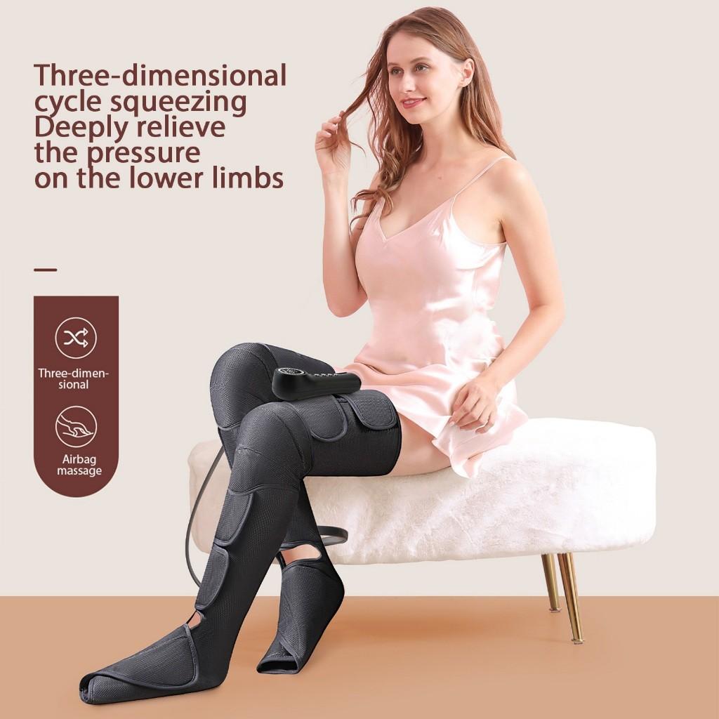 360° Coverage Electric Air Pressure Calf Massager Leg Massager Hot Compress Knee Thigh Massage Leg Beauty Instrument