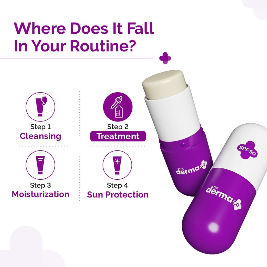 The Derma Co Balsam do ust z 1% kwasem kojowym SPF 50 PA+++ Z arbutyną i kompleksem peptydowym na ciemne usta 4,5 g