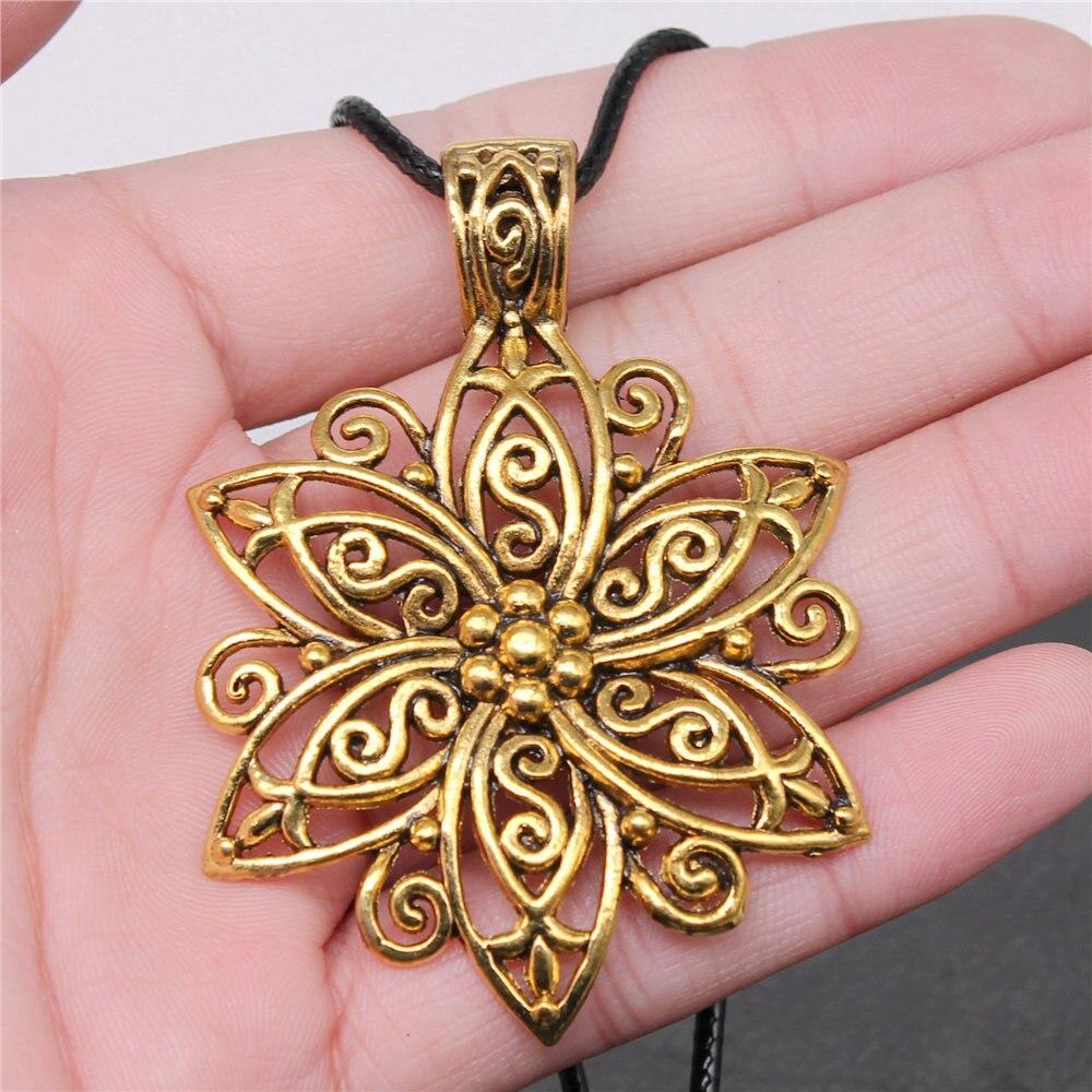 Flower Of Life Necklace Jewelry Making Supplies Vintage Fashion Jewelry On The Neck