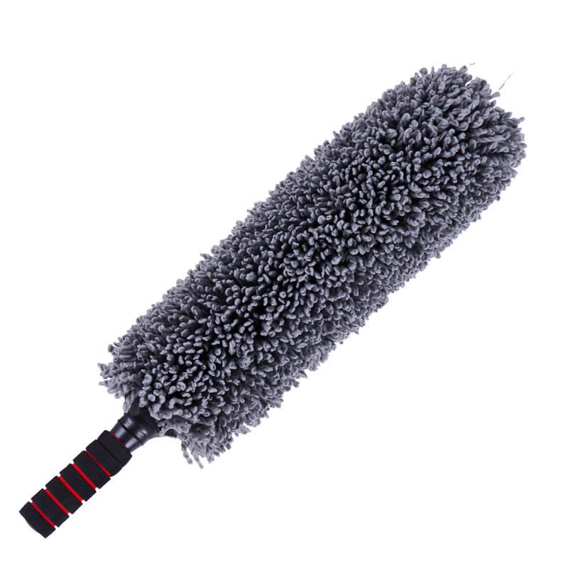 Microfiber Retractable Car Brush Wax And Duster For Cleaning And Dust Removal