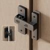 Latch Deadbolt Indoor Non-Punch Door Lock Bathroom Sliding Door Buckle Sliding Door Snap Old-fashioned Surface-mounted Room Door