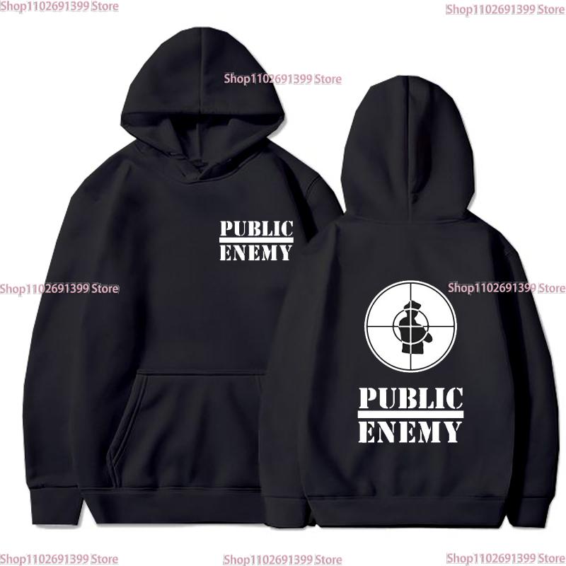 

Zipper Hoodies men s MUSIC Rap Public Enemy fleece long sleeved rock jacket Printed sportswear skateboard hoodie XL