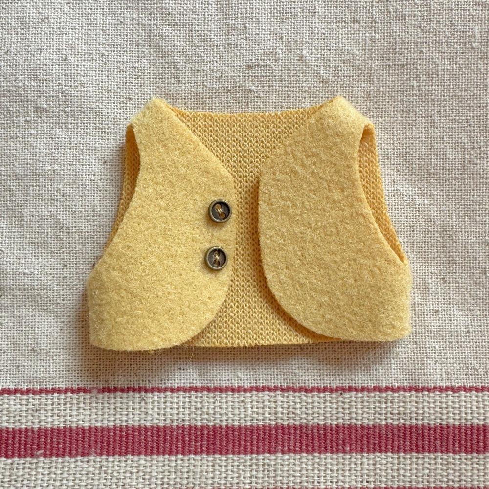 Sleeveless T-shirt Doll Costume Cotton Stuffed Doll 15cm Doll Outfit for 10~15cm Doll Gift