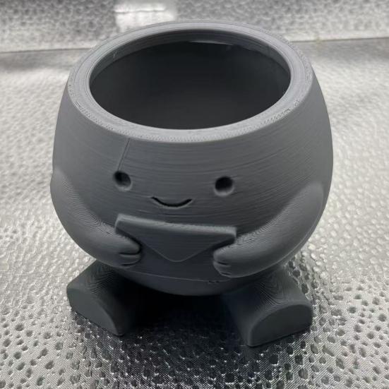 Smiling Face Planter 3D Plant Pot Printed Cute Decorative