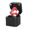 1/2/4Pcs Christmas Middle Finger In A Box Ornament Pop-up Santa Claus Reindeer Snowman Box Desktop Decoration Tricky Props Gag Prank Gift