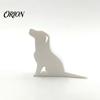 Sturdy Wooden Door Stopper Non-Slip Decorative Doorstop, 3D Printed Animal Wedge, Cat Silhouette Wedge Puppy Design for Bedroom Home Decor