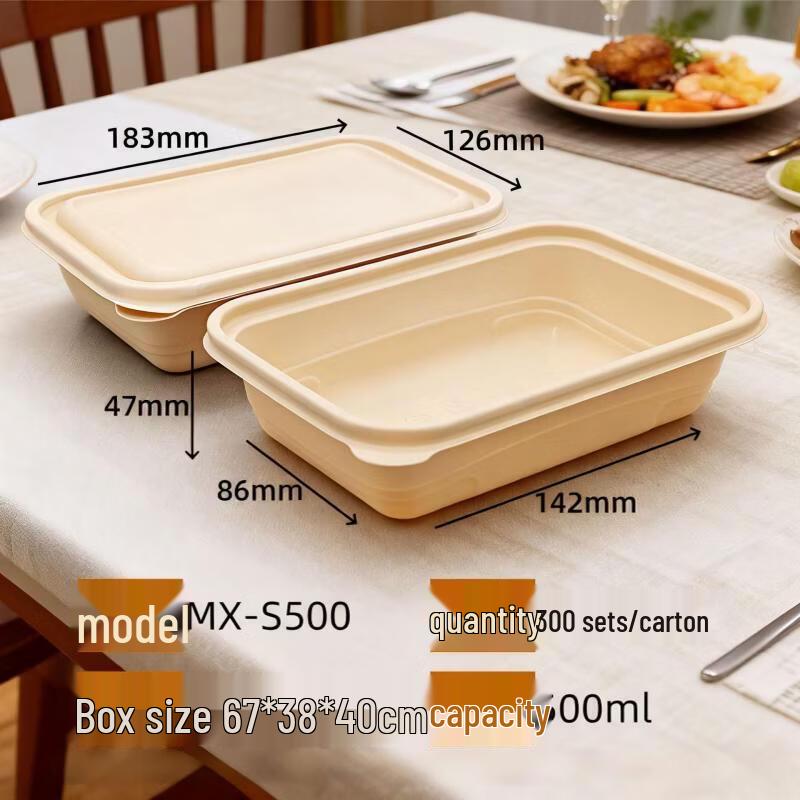 Handun Disposable Corn Starch Takeaway Box