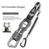 Aluminum Zinc Zinc Alloy Fishing Lip Grip Long Handle Fishing Beak Grip Fish Controller  Camping