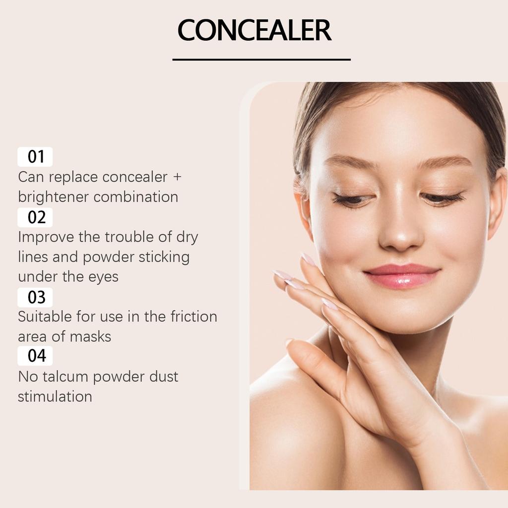 The Soft-focus Concealer Tray Covers Blemishes , Maintains Makeup For A Long Time , Modifies Pores And Fine Lines , And Is Portable.