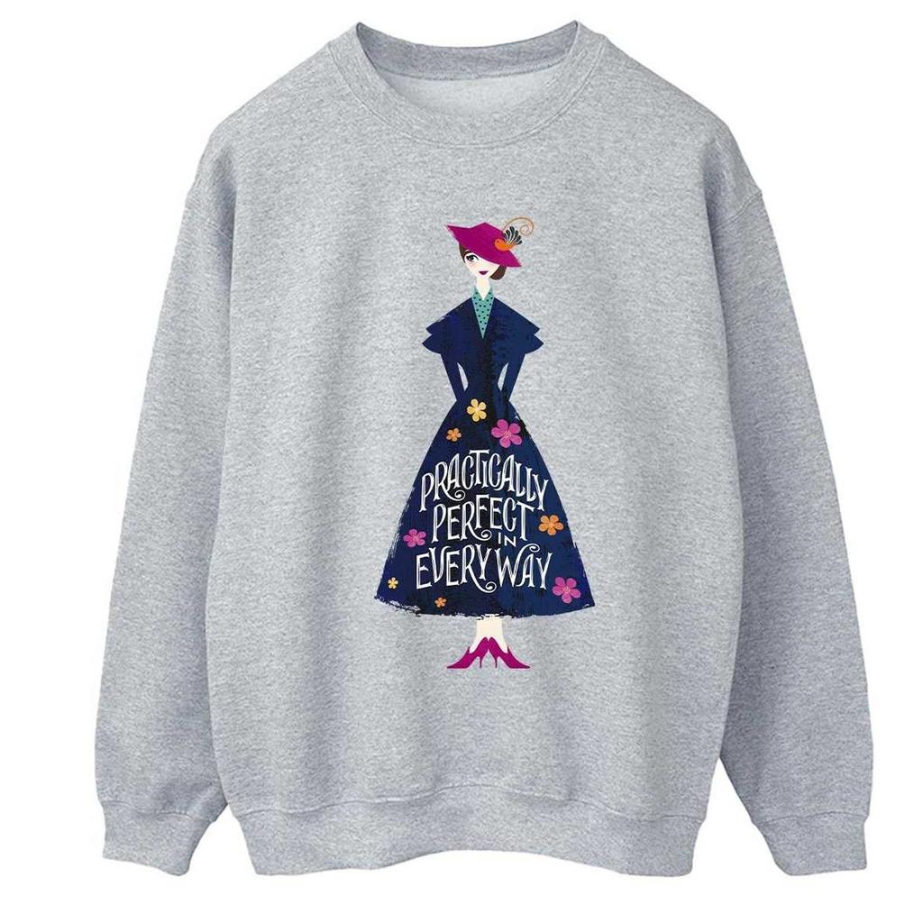 Mary poppins Womens/Ladies Practically Perfect In Every Way Standing Sweatshirt
