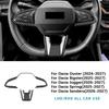 Car Steering Wheel Decor Covers For Dacia Duster Bigster/Jogger/Spring/Sandero Anti-Scratch Wear-Resistant Interior Accessories
