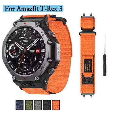 Nylon Strap For Huami Amazfit T-Rex 3 High Quality Watchband Adjustable Bracelet For Amazfit T-Rex 3 Breathable Wristband