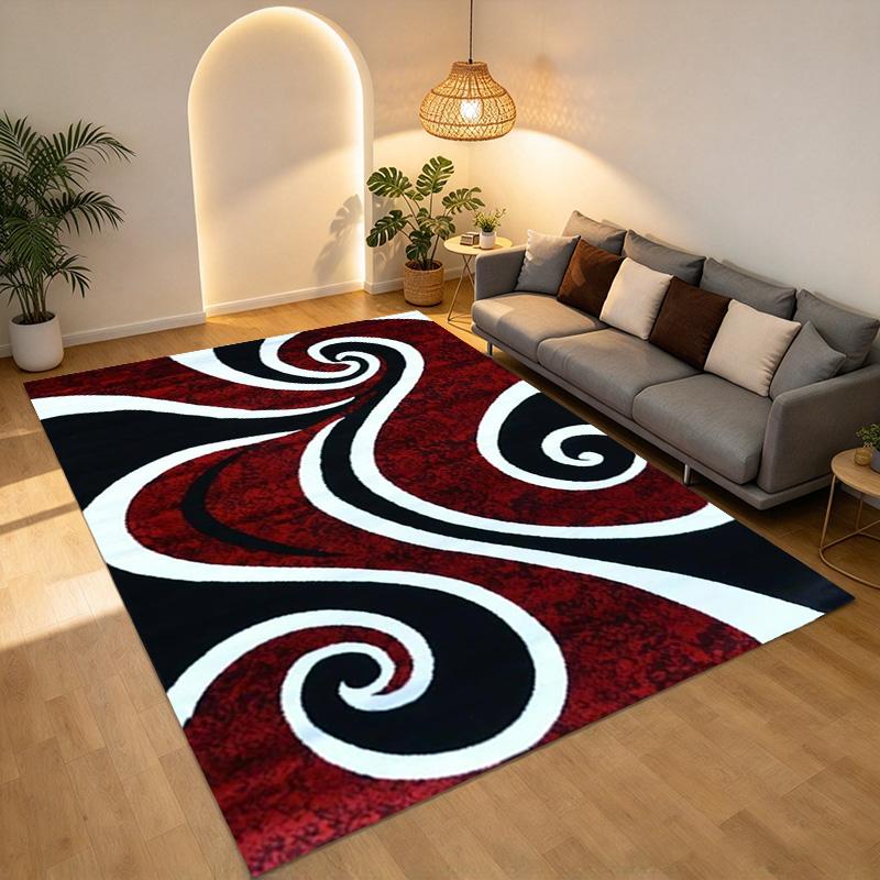 Spiral Living Room Nonslip Area Rug Soft Carpet For Bedroom Game Playroom Sofa Office Home Decor Doormat Christmas Gift C9301789