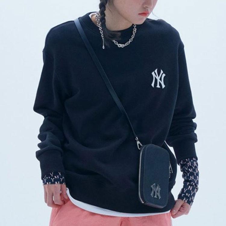 New MLB New York Yankees Sweatshirts Unisex Black 31MT05111-50L