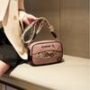 BEIBAOBAO 2026 New Fashion Popular Women's Messenger Bags Cute Sweet Cartoon Bear Small Square Bags Casual Simple Lightweight Underarm Bags for Female