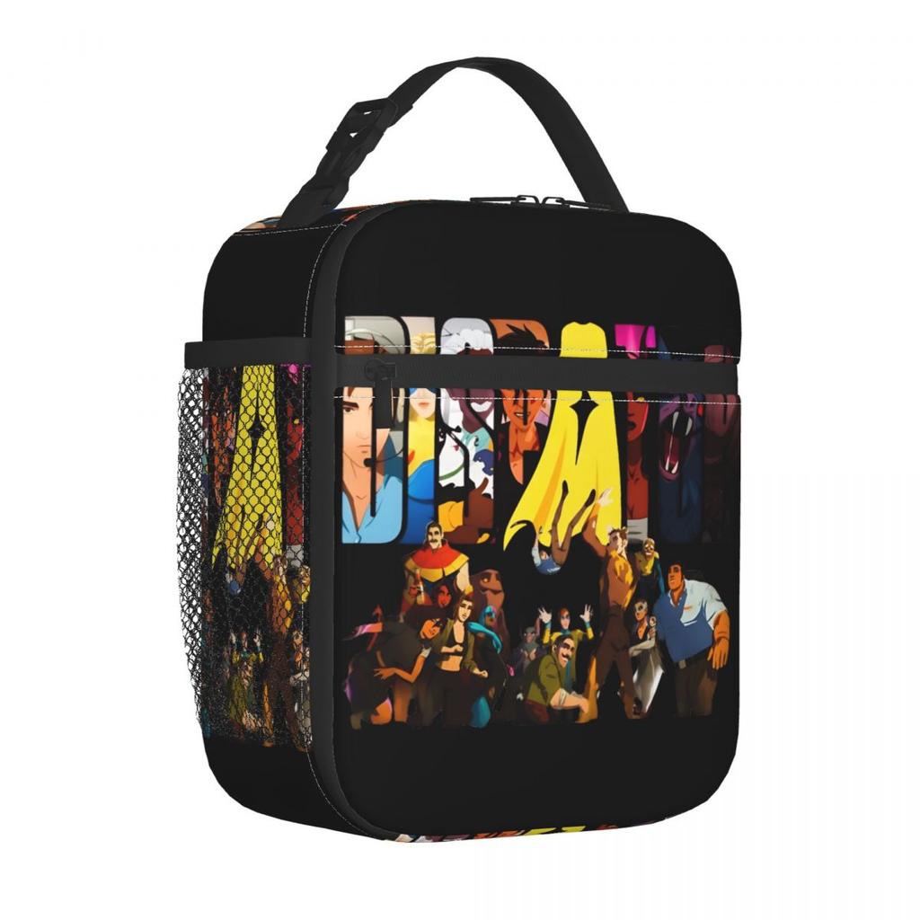 Dispatch Video Game Insulated Lunch Bag Storage Food Box Portable Cooler Thermal Bento Box For School Office