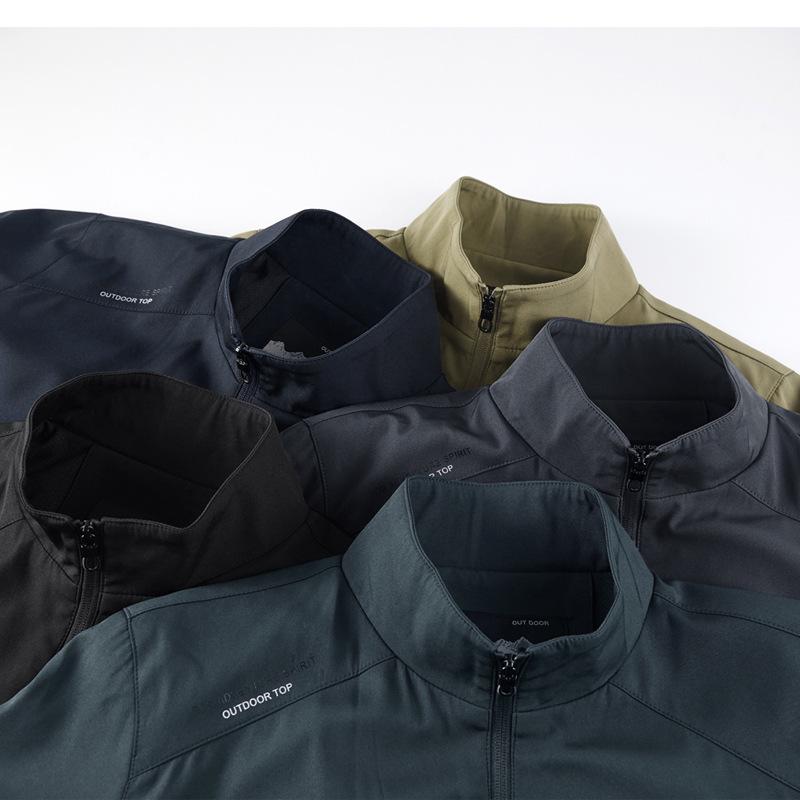 Men's Trendy Spring/Autumn High-End Outdoor Loose Windbreaker - Lightweight Sports Casual Jacket