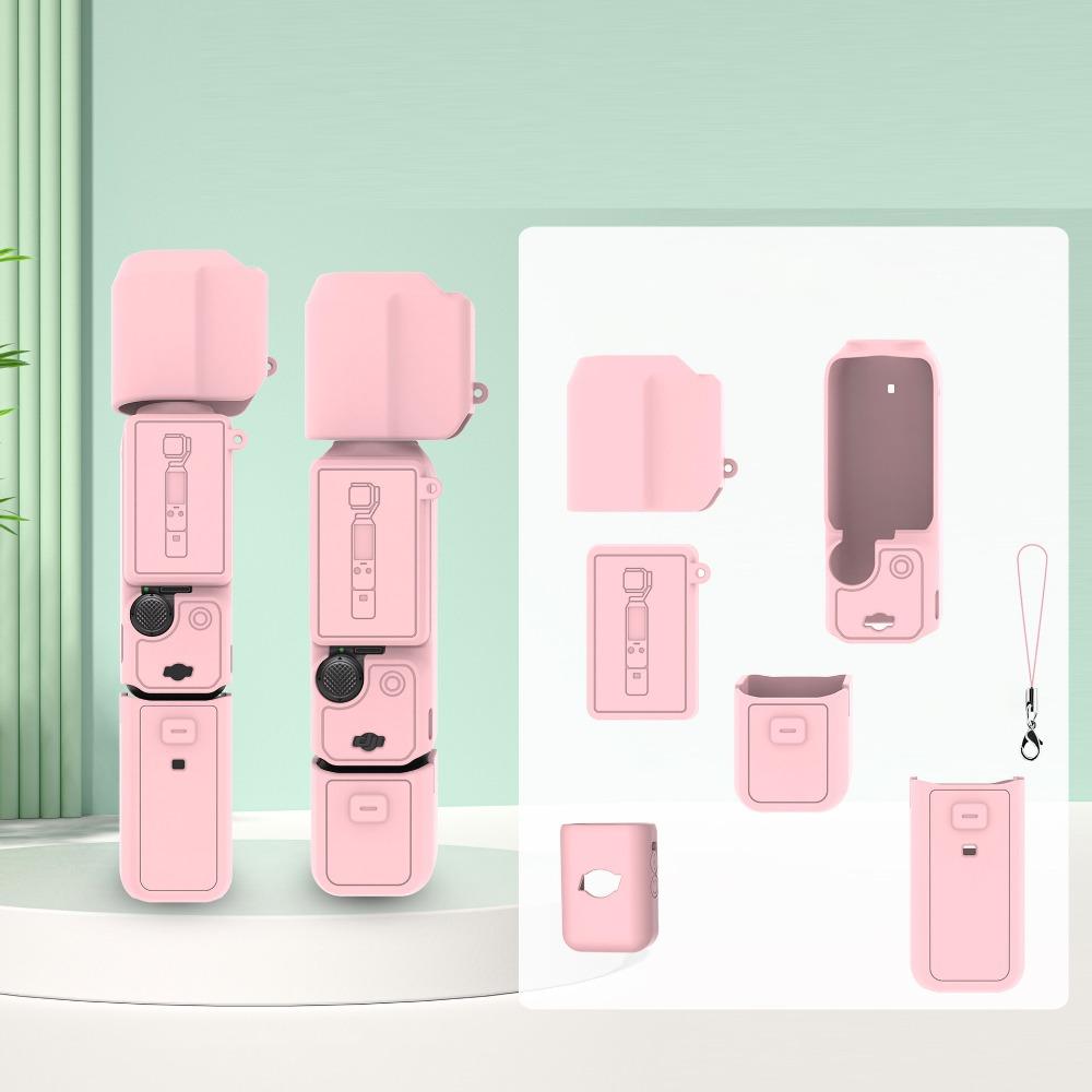 All-Round Protection Silicone Gimbal Camera Case Screen Cover for DJI OSMO Pocket3 Outdoor Shooting