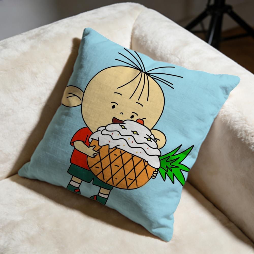 Big Ear Tutu Cushion Cover Soft Decorative Pillow Case Suitable for Bedroom Sofa Car Travel Use